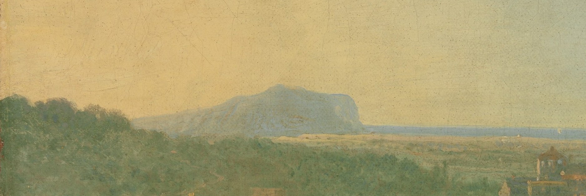 He spent years in Italy, capturing its serene vistas like this.