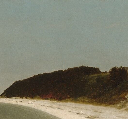 He finished this painting in 1872, the year of his death.