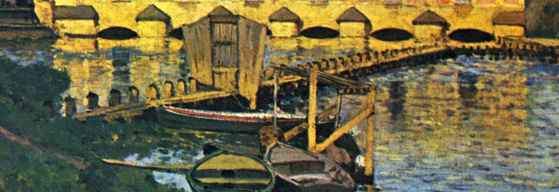 The painter focused on its stark presence in the landscape.