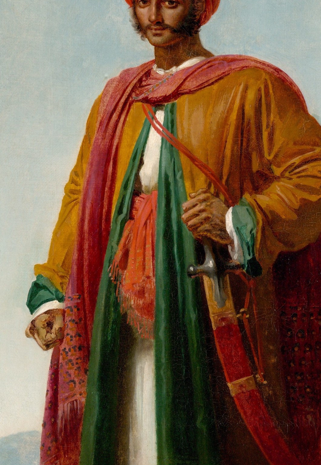 But this was not a Greek hero. It was an Indian warrior.