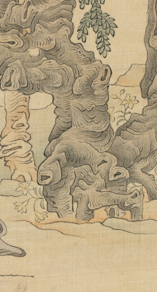 The gnarled tree reflects his enduring character.