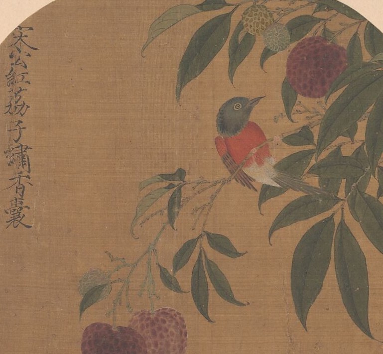 The leaves are the compositional backbone; varied greens from yellow-green to deep teal, rendered with ink-wash gradation on silk, reveal the painter's mastery of tonal control within the boneless (沒骨) tradition.