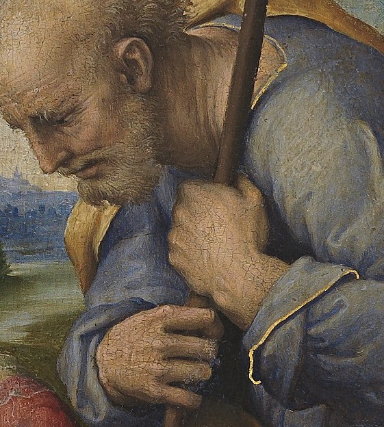 But Joseph looks away, his brow furrowed in deep thought.