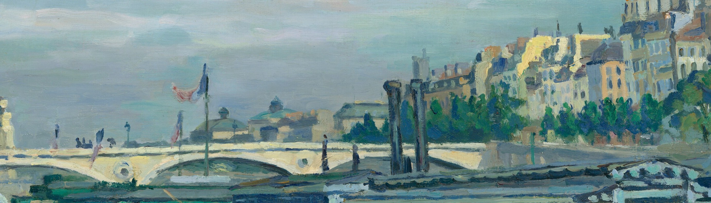 Haussmann's new bridge connects two worlds.