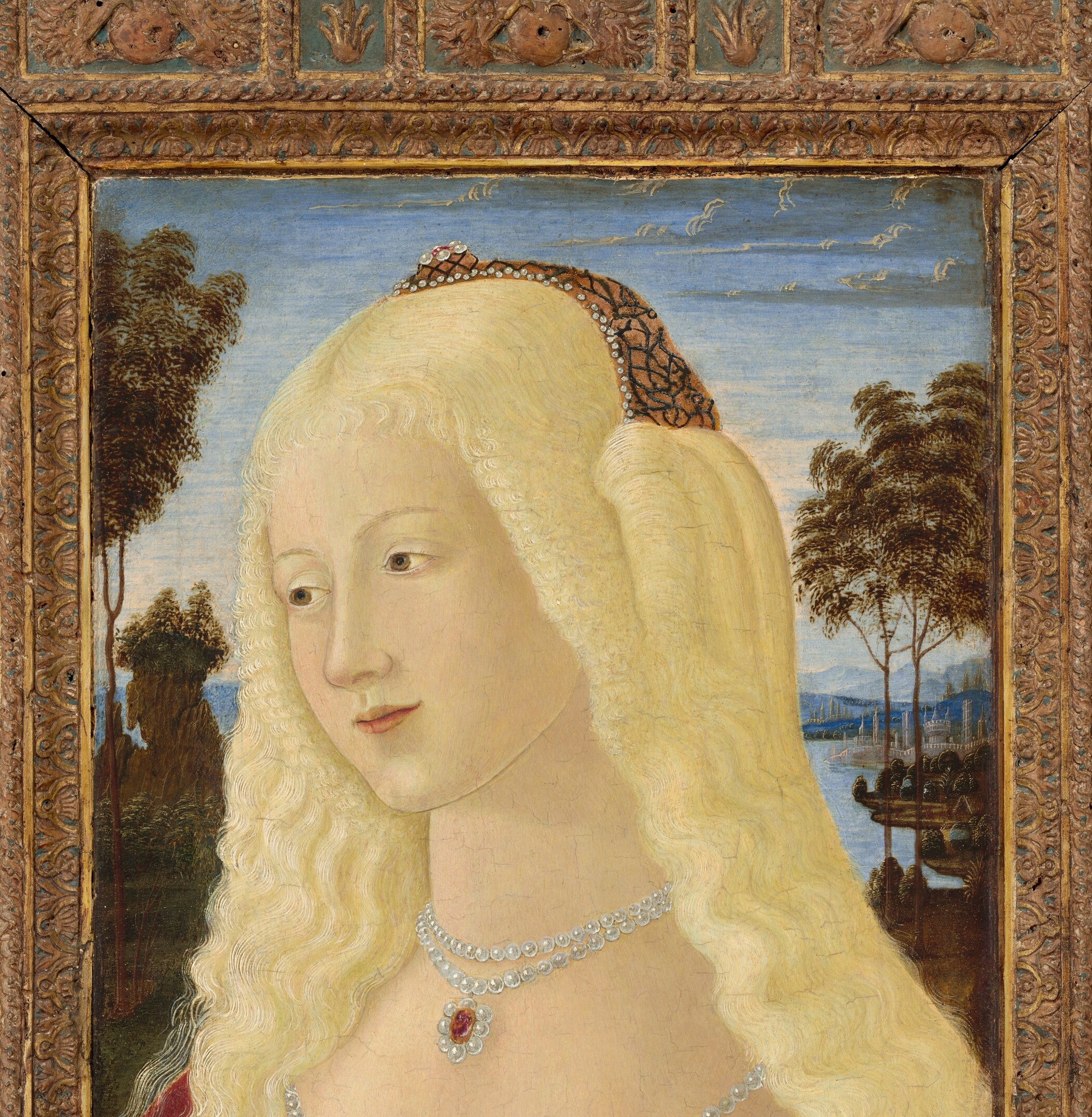 His precise use of tempera paint captured every detail.