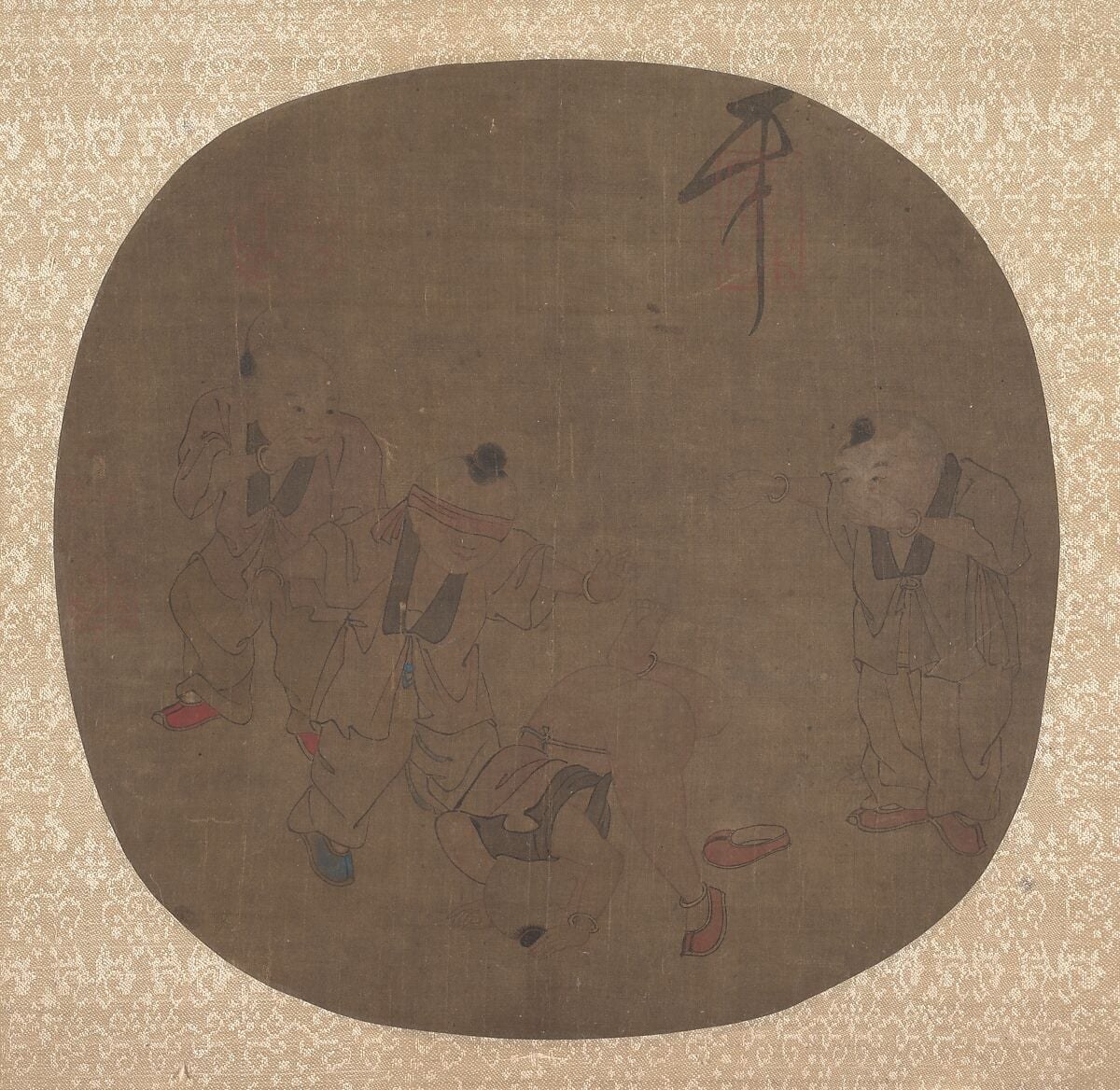 It was originally a hand-painted fan.