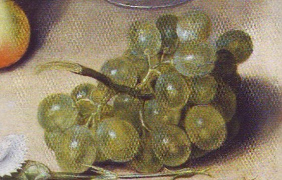 Grapes and pears were often part of everyday meals.