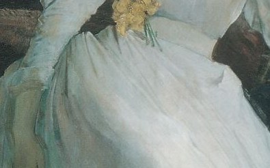 The woman's hands are the title: Idle Hours.