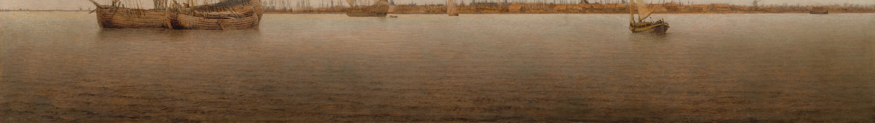 But even here, a quiet moment in the harbor.