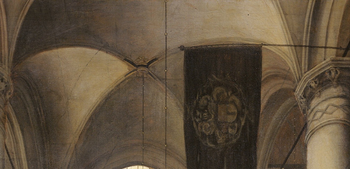 The perspective of the vaults draws the eye upward, emphasizing the height and spiritual aspiration of the space.