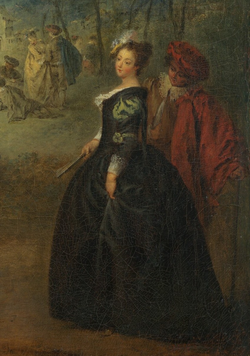 Guests wore their finest silks and satins for such occasions.