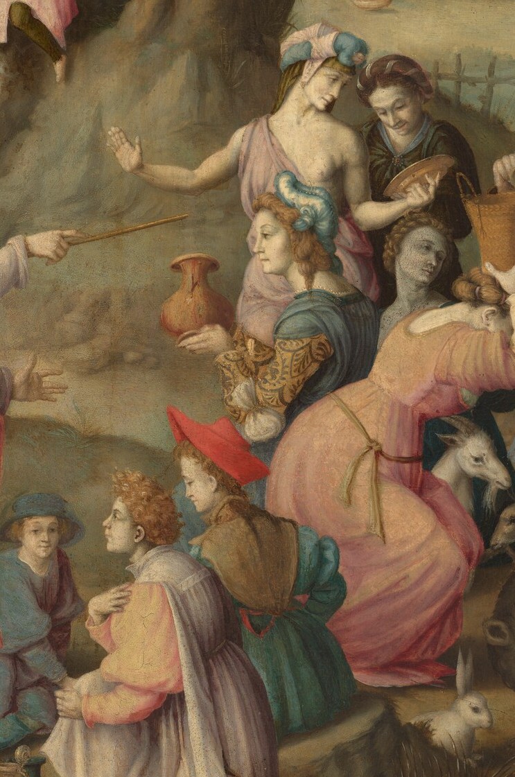 The wealthy Medici family seized it from the artist's estate.