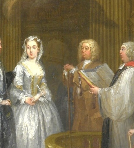 This artist would later mock arranged marriages in famous series.