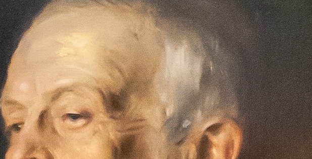 The face is solid. Every age line holds its shape.