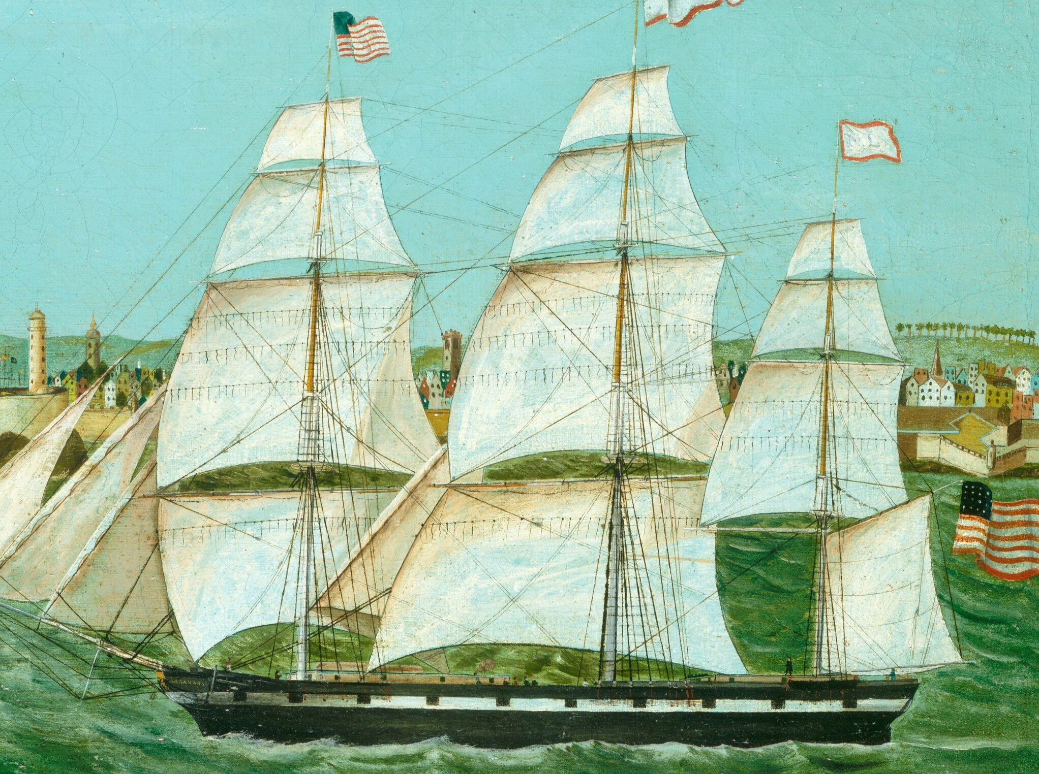 But the painter, A. Hashagen, is a mystery.
