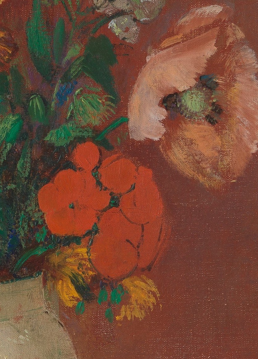 He was known for dark charcoal drawings, then shifted to color.