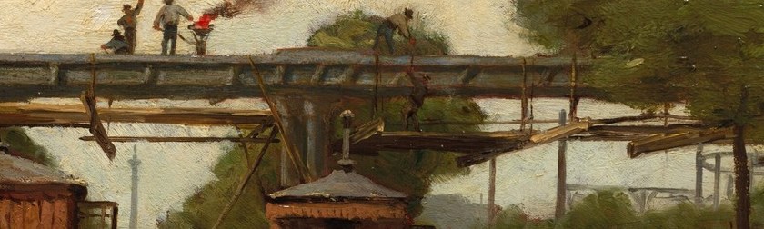 This painter captured the everyday work of building a new city.