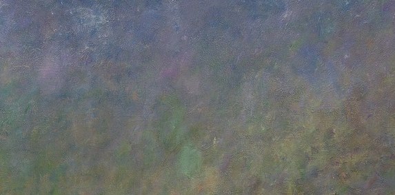 But look closely at the water's surface, not the flowers.