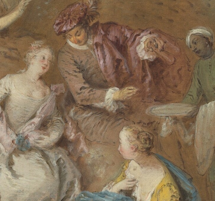 This painter was a student of the legendary Antoine Watteau.