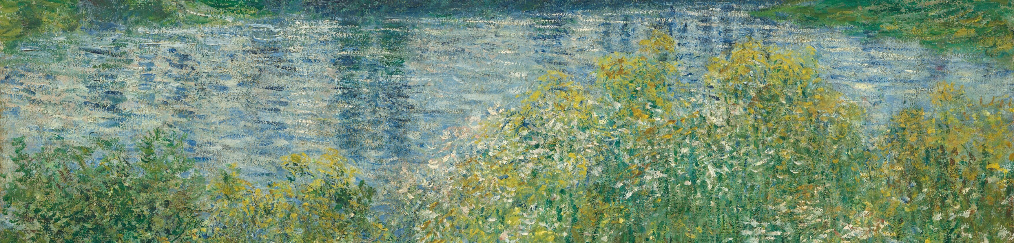 He painted this quiet stretch of the Seine in 1880.
