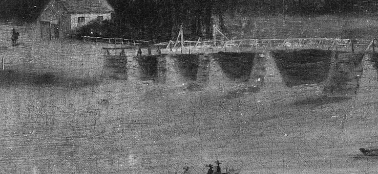 Look closely. Two people steer one of the boats.