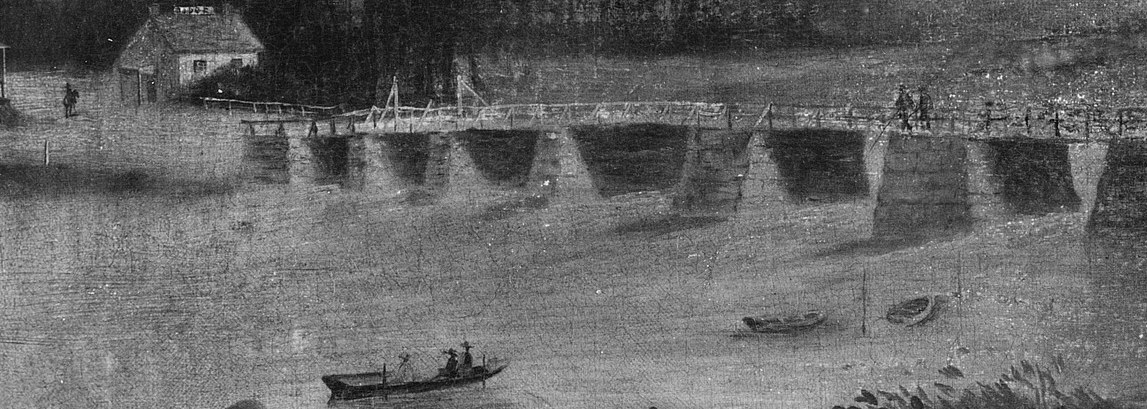 The only traffic: a few rowboats, and quiet water.