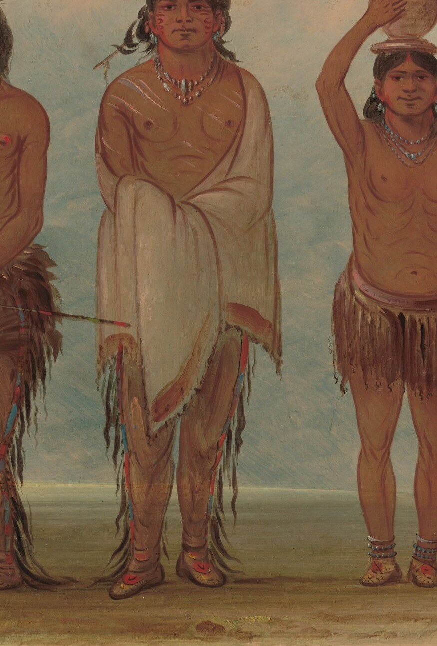 Suggests a sense of dignity and perhaps a ceremonial or formal attire.