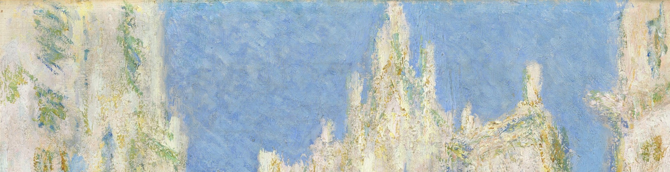 The stone dematerializes into pure color and atmosphere.
