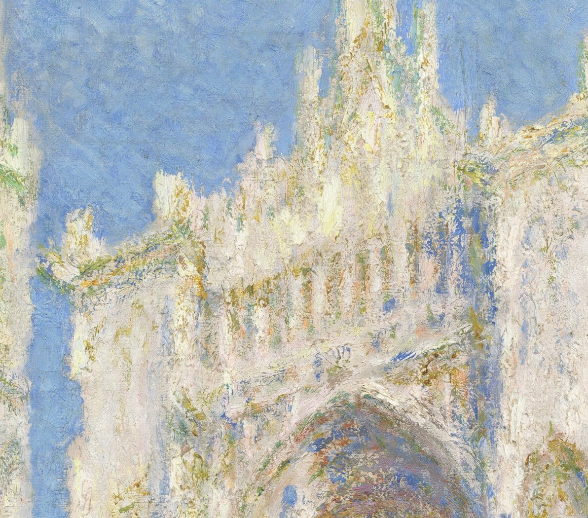 He painted its facade over 30 times, as light changed.