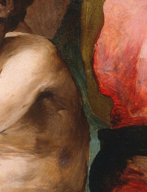 Look at the gentle glow on the Christ Child's skin.