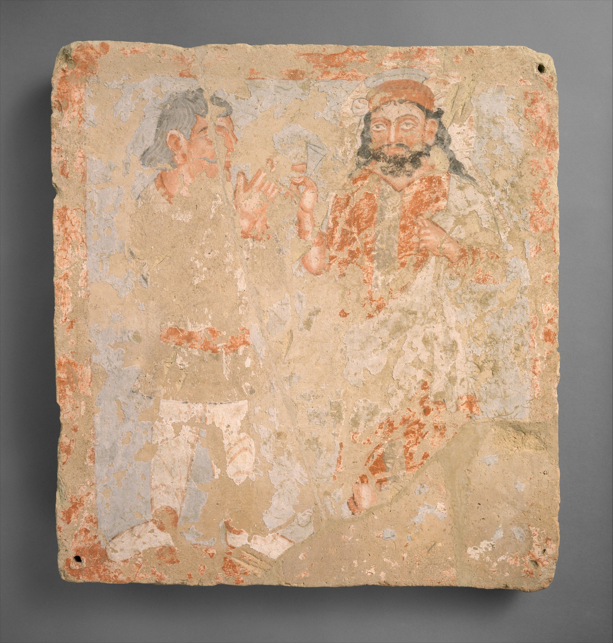 The extensive damage tells a story of age and preservation challenges.