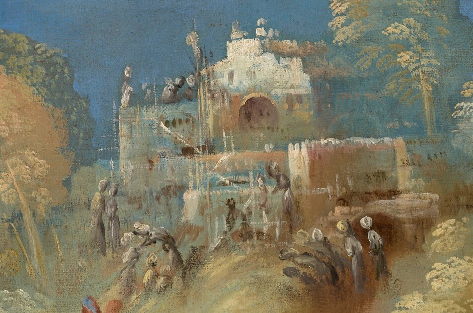 The Trojans are building a temple to Venus.