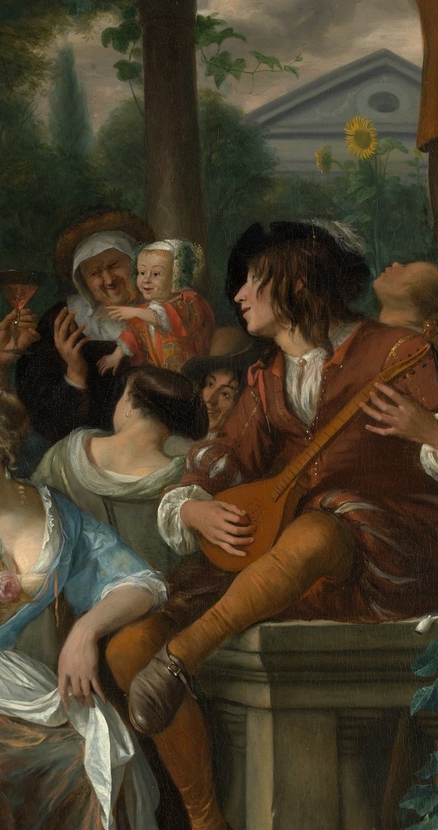 Music-making in Dutch genre painting signals amorous pursuit as much as entertainment; the instrument is a decoder object.