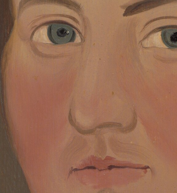 Look at the delicate blush on his cheeks.