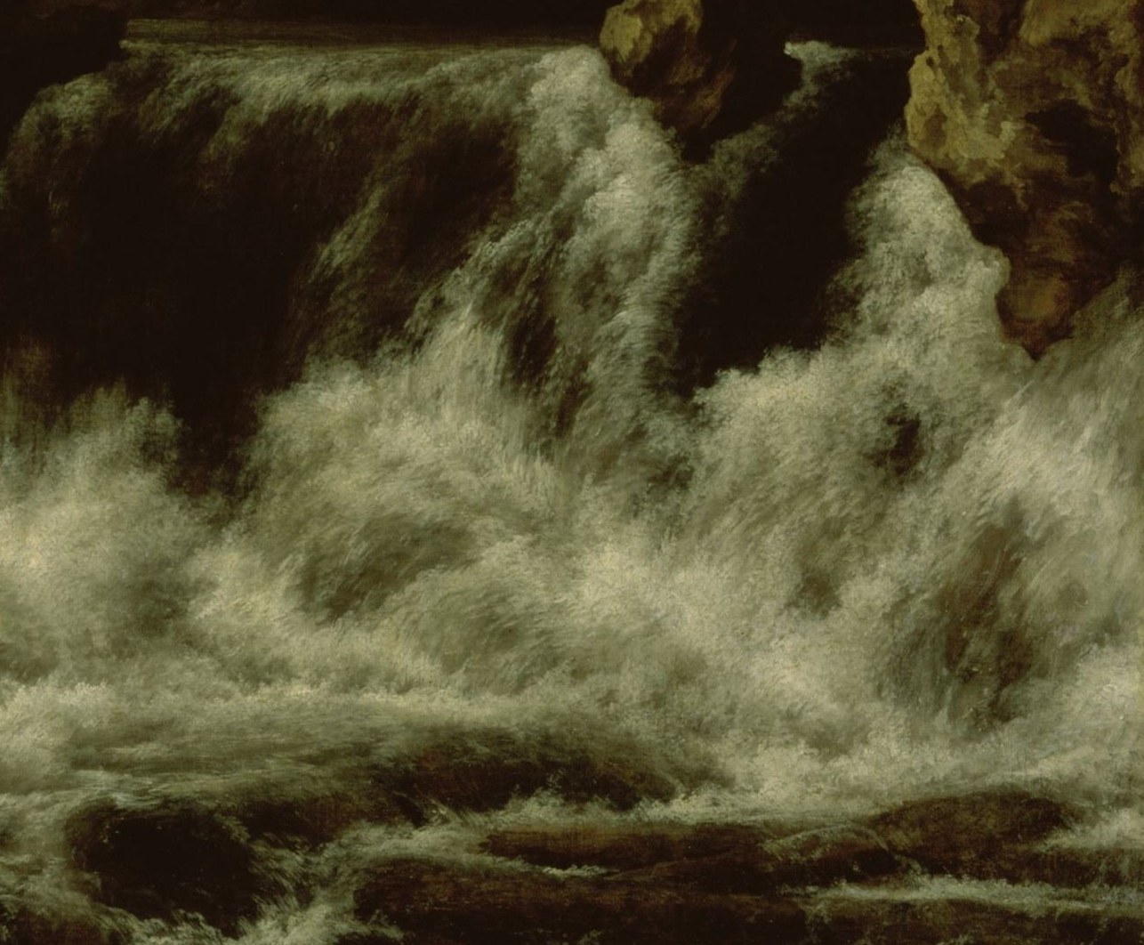 The central focus, this powerful cascade draws the eye and conveys the raw energy of nature.