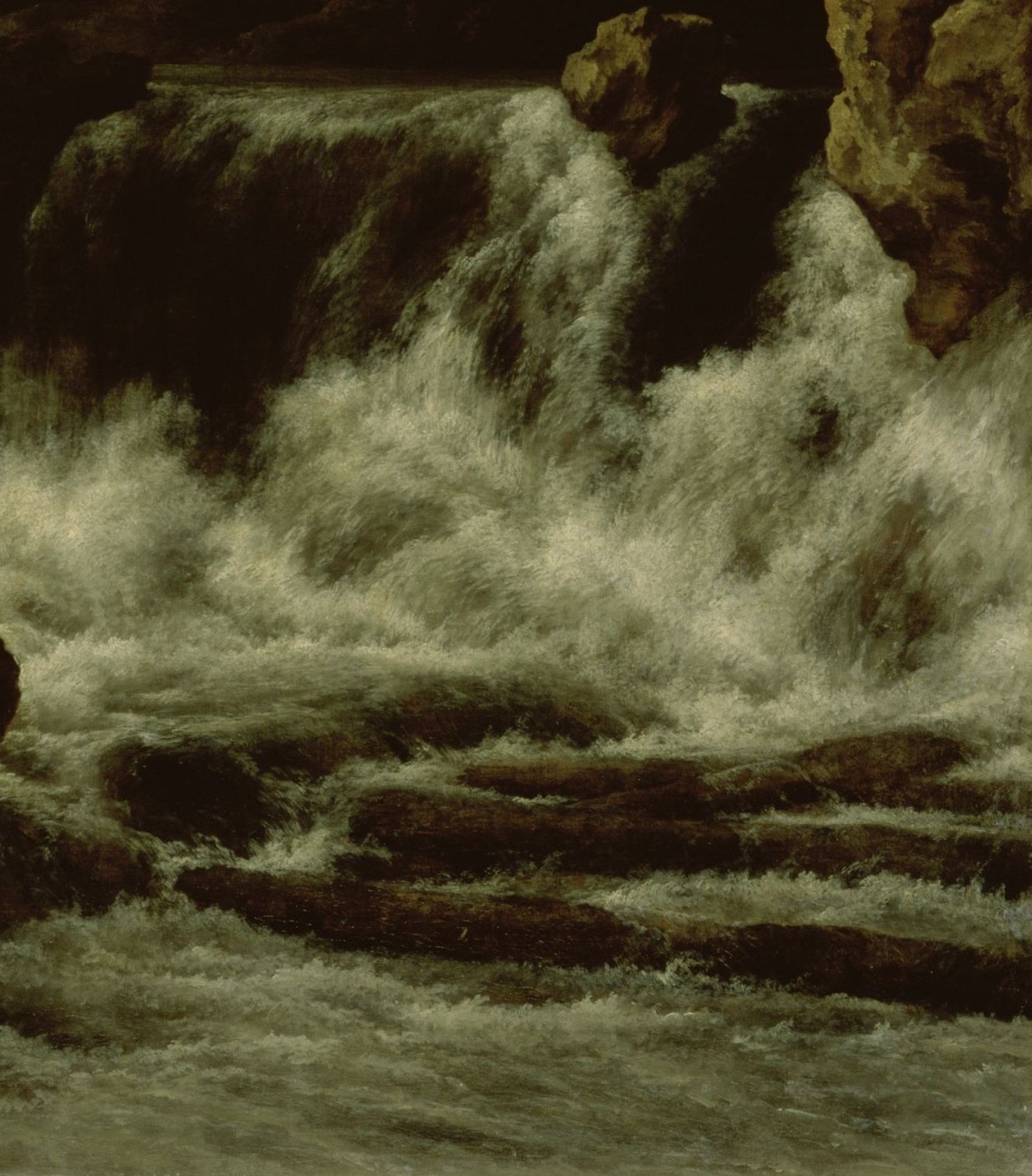 Look at the churning spray. It shows immense power.