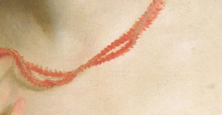 These fine, delicate details are all oil paint.
