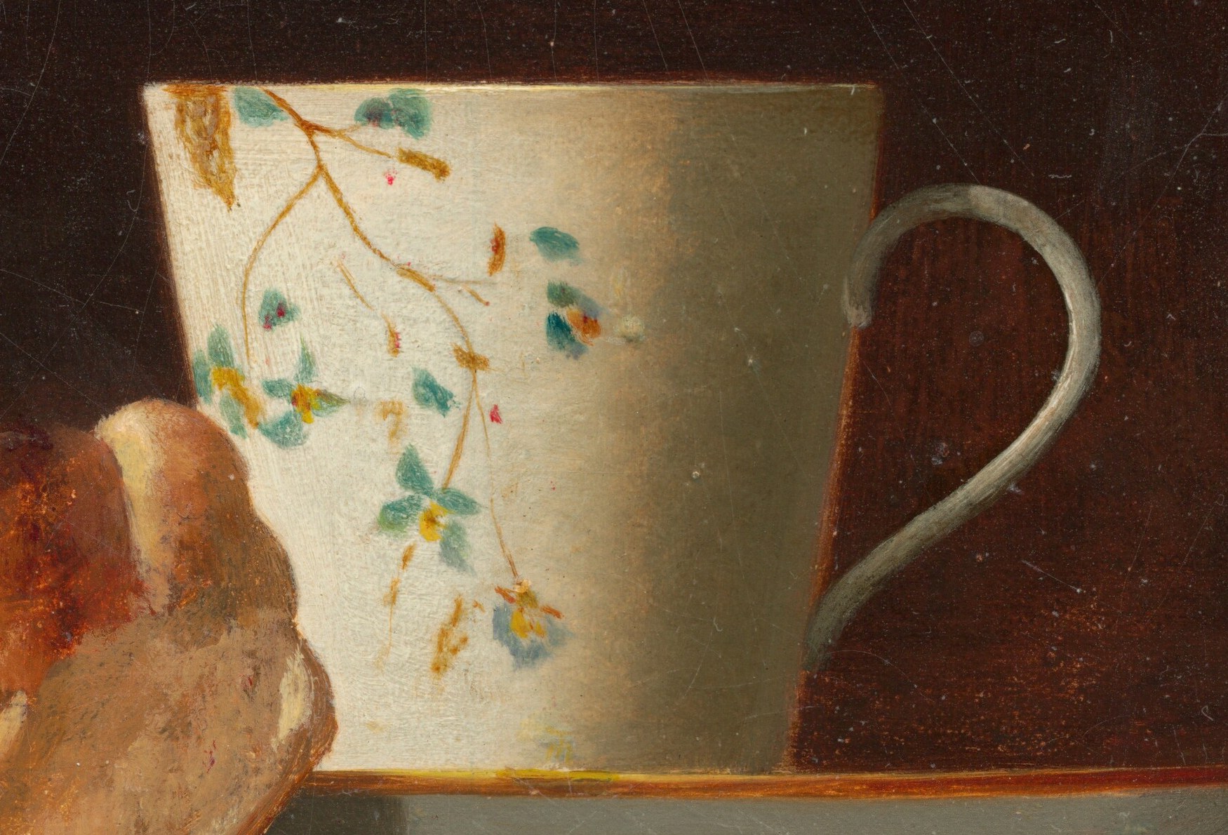 The humble objects suggest an intimate, quiet morning.