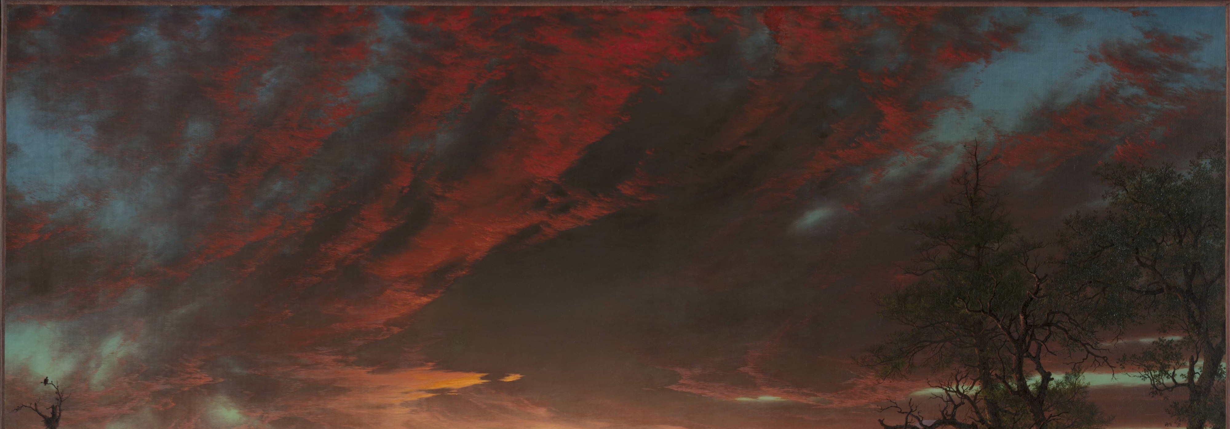 A wilderness so sacred Church gave it a sunset that reads as a biblical vision.