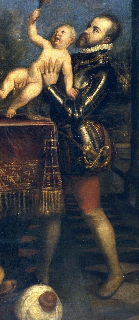 This grand painting, from 1573, is an allegory of succession.