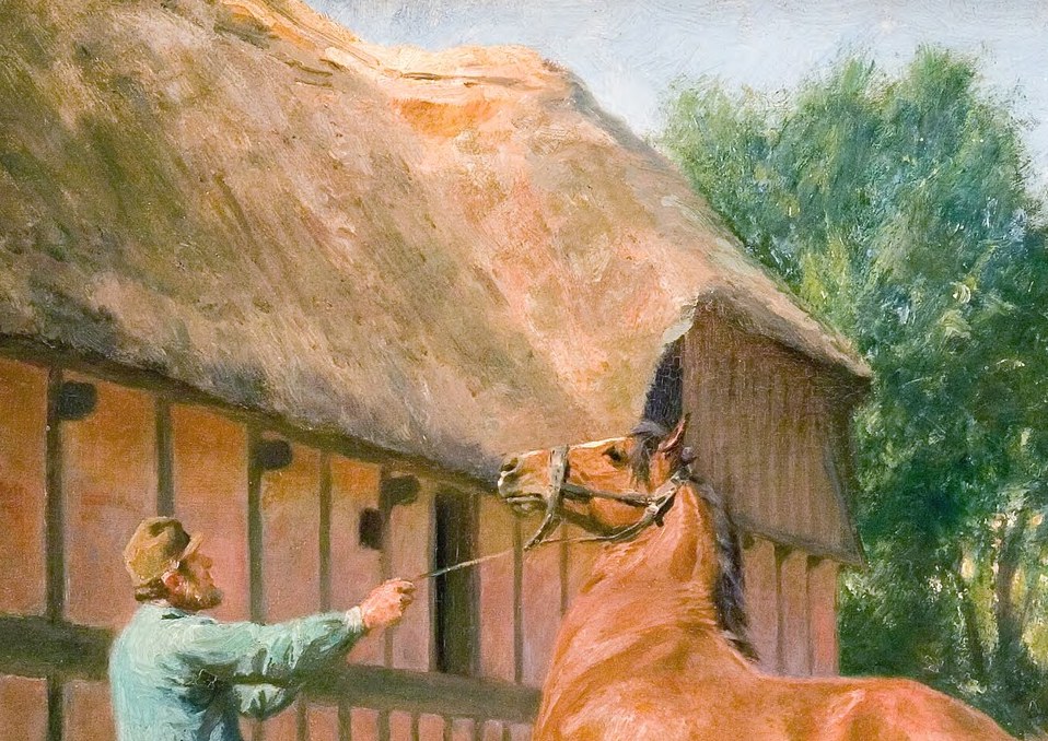 Painted in 1894, this work entered Denmark's National Gallery.