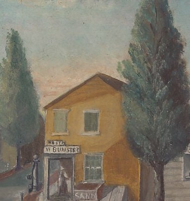 Only this painting remembers what was here.