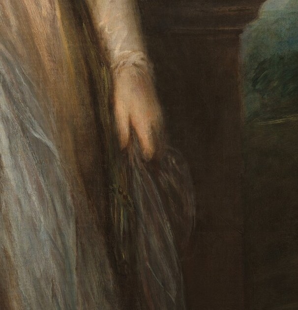 His rival Reynolds worked for months. Gainsborough painted quickly.
