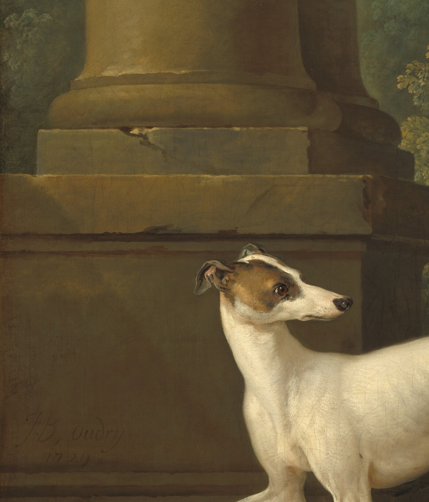 This kind of pet portrait was very expensive.
