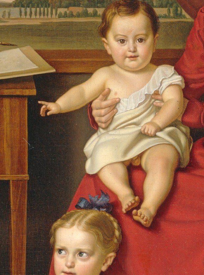 See how light seems to glow from inside the painting.