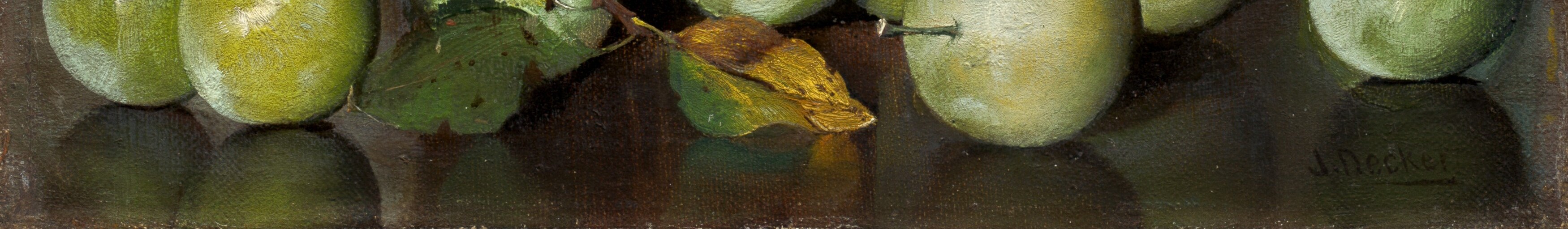 His brushwork gives them weight, a real texture.