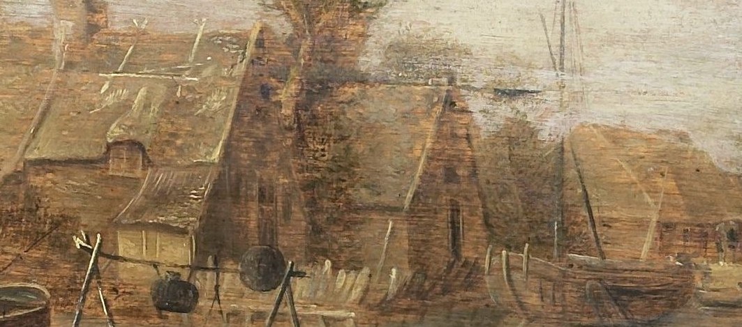 It shows a tranquil moment from 17th-century Holland.