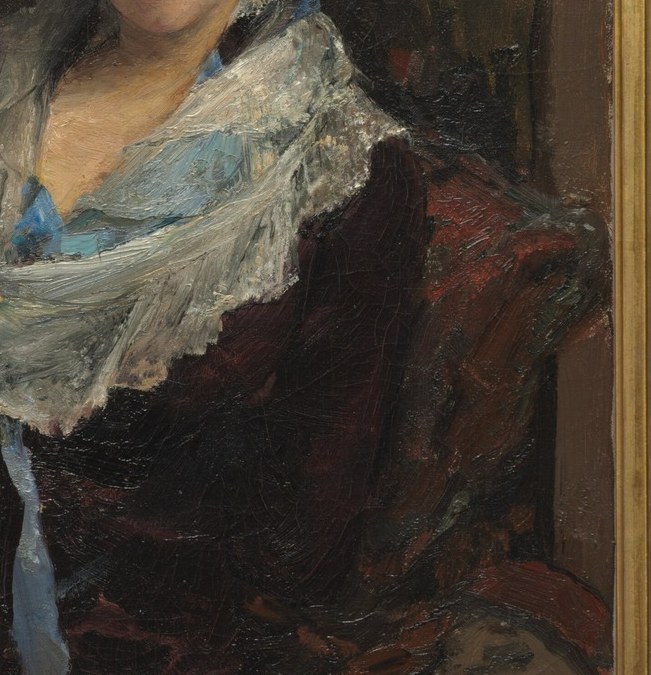 The quick brushwork here adds texture and immediacy.