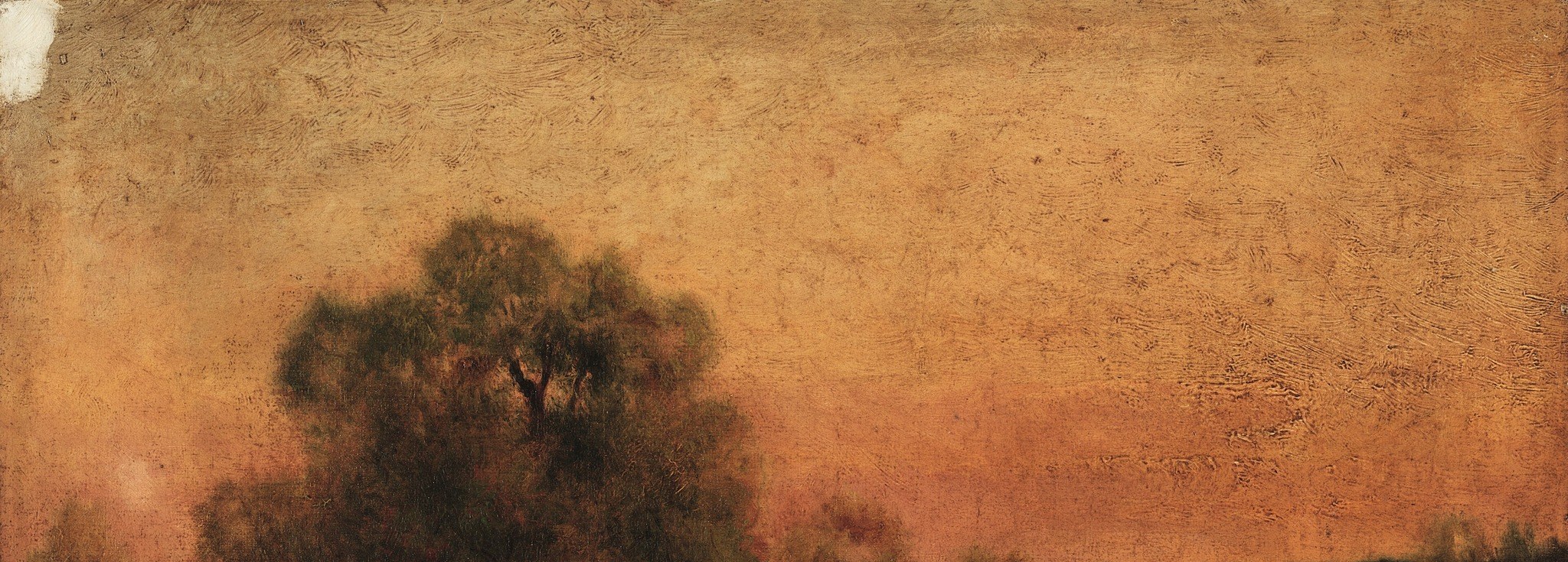 Look at the texture in the sky, not quite smooth.