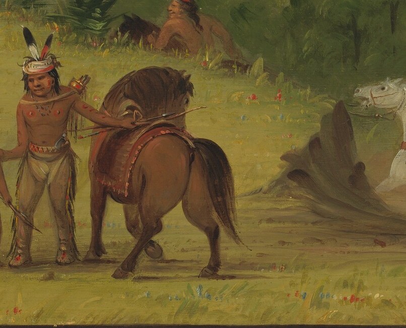 Here, two Cheyenne brothers prepare for their fall hunt.